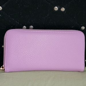 Plain purple purse